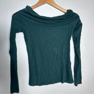 Babaton Dark Green Long Sleeve Top